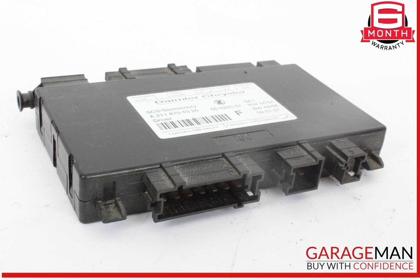 03-12 Mercedes W211 E350 GL550 Seat Control Module Left Side OEM