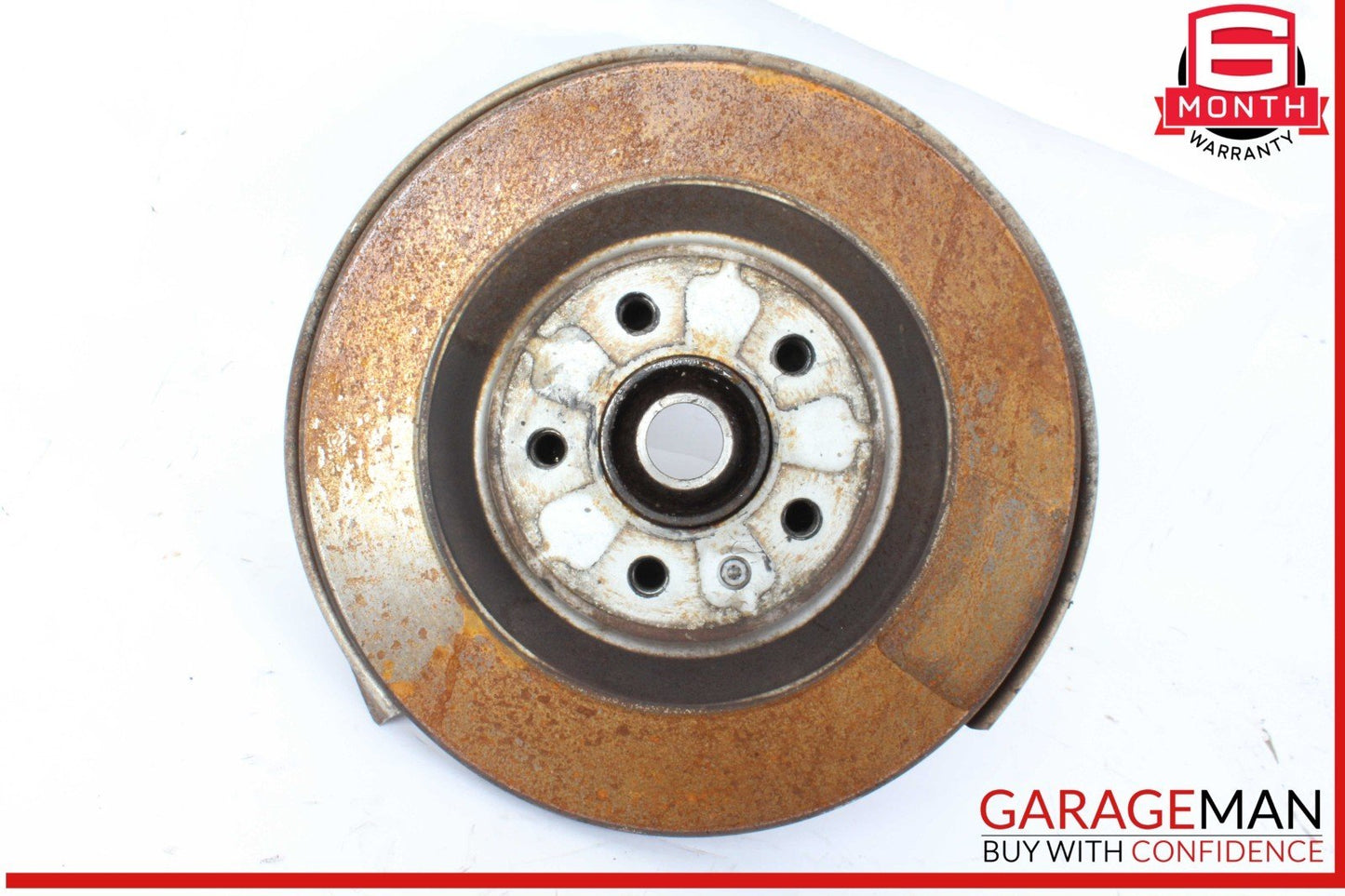 12-18 Audi Q5 A7 Rear Left Driver Side Spindle Knuckle Wheel Hub w/ Rotor Disc