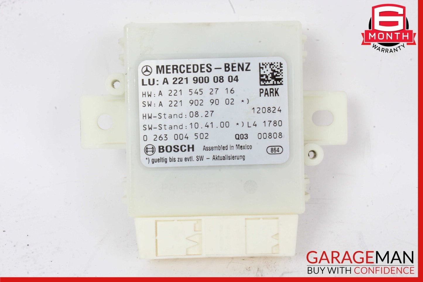 10-13 Mercedes W221 S550 S500 S600 Rear Parking Parktronic Control Module Unit