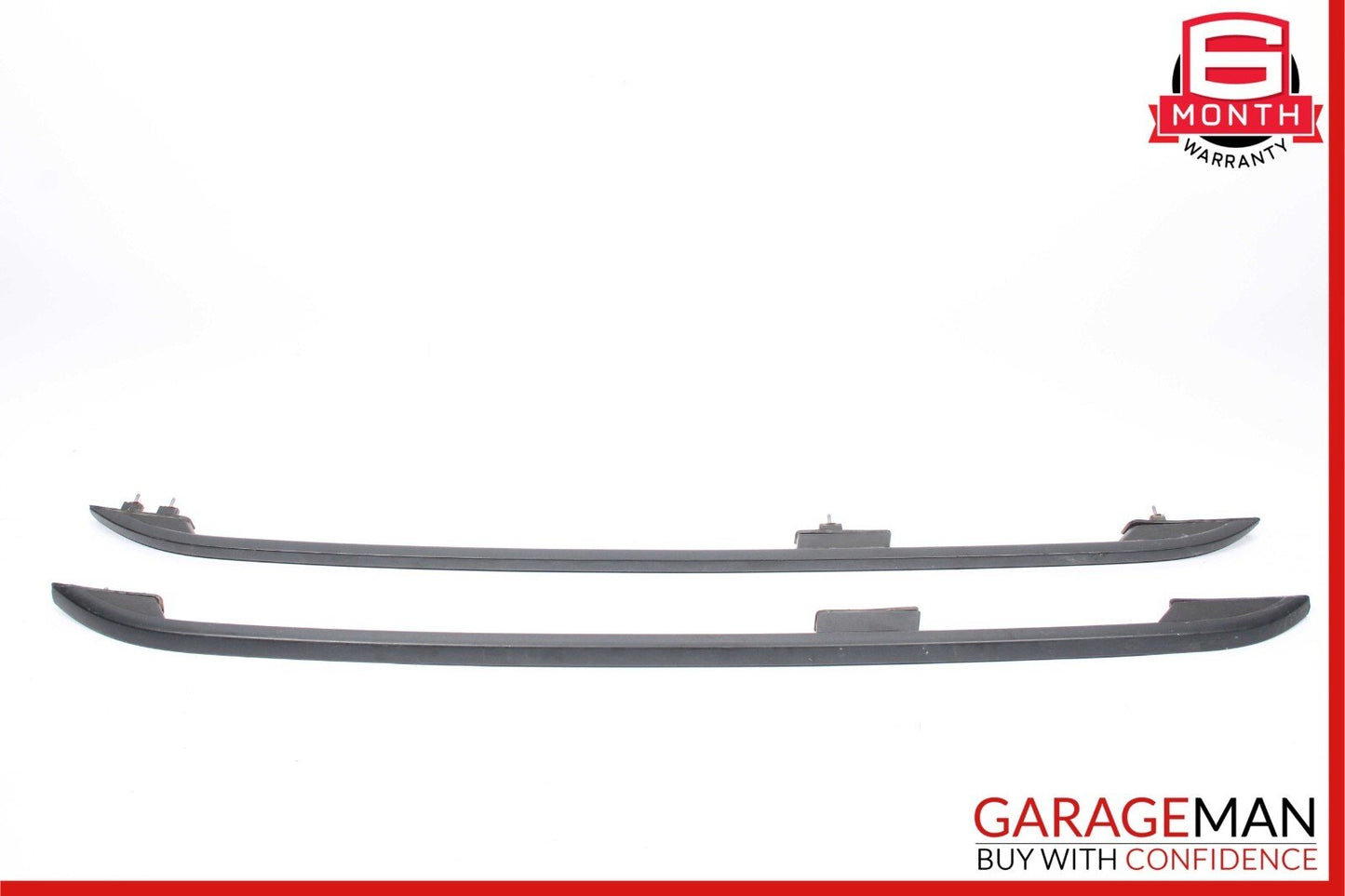 13-15 Mercedes X204 GLK350 Left & Right Roof Luggage Rack Rail Molding Trim Set