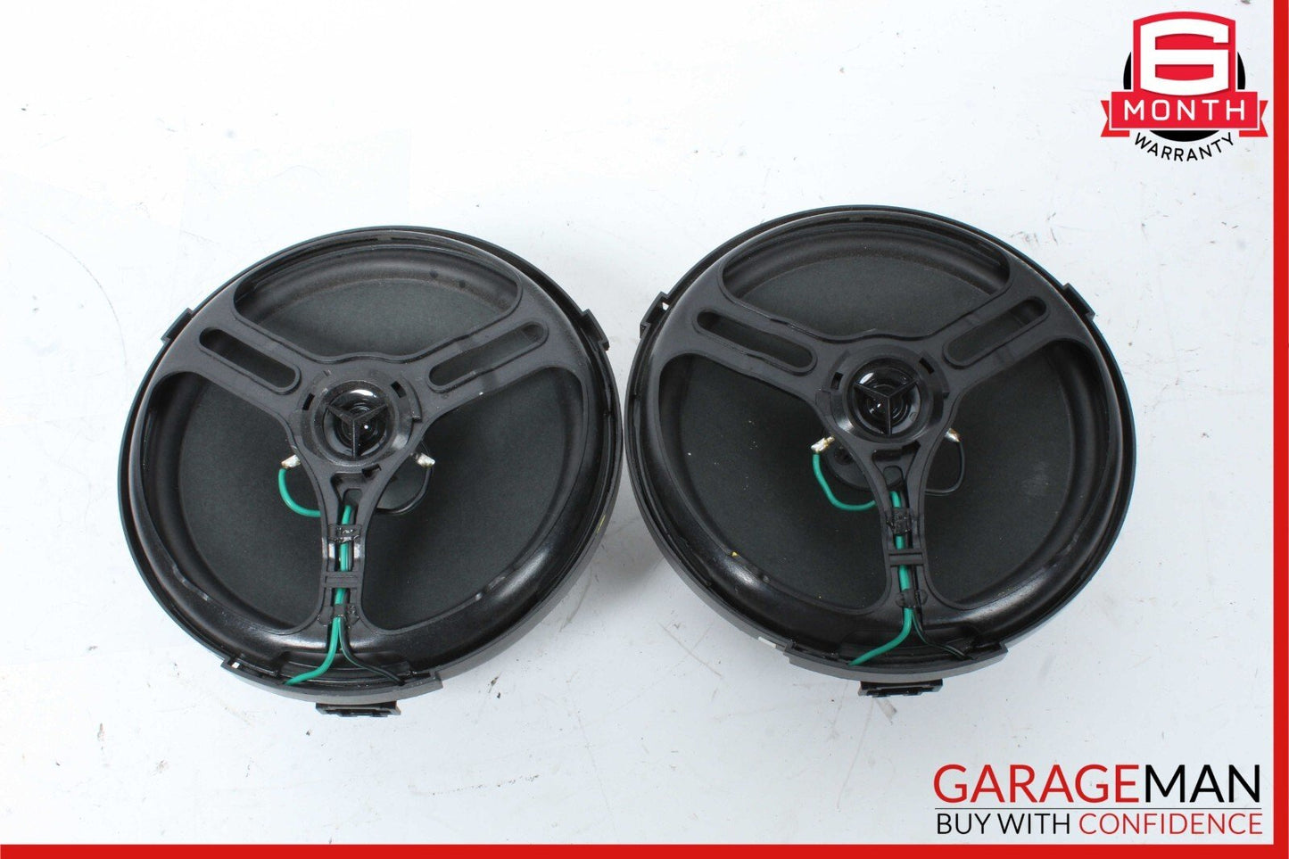 08-11 Mercedes W204 C300 C350 Rear Right & Left Side Door Sound Speakers Set OEM
