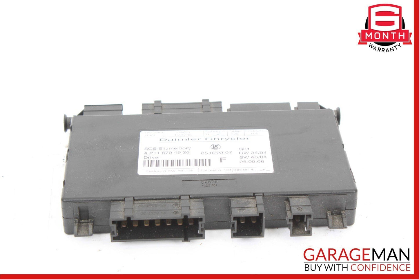 03-12 Mercedes W211 E320 E350 GL350 SLK350 Left Side Seat Control Module OEM