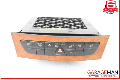 03-09 Mercedes W211 E350 CLS500 Hazard Switch Control Panel 2116800552 OEM