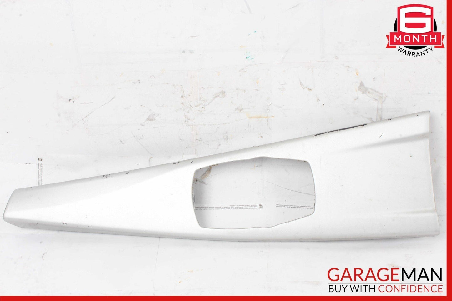 12-18 BMW F30 320i 328i 330i Center Console Cover Trim Bezel Panel Silver OEM
