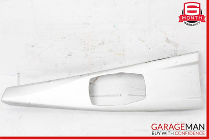 12-18 BMW F30 320i 328i 330i Center Console Cover Trim Bezel Panel Silver OEM