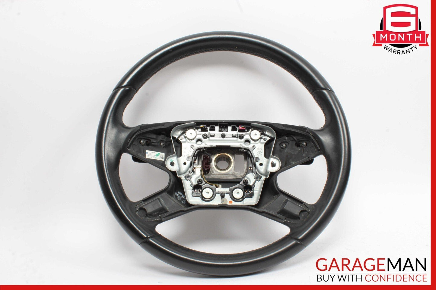 10-13 Mercedes W212 E350 E550 E400 Steering Wheel w/ Paddle Shifters Assy Black