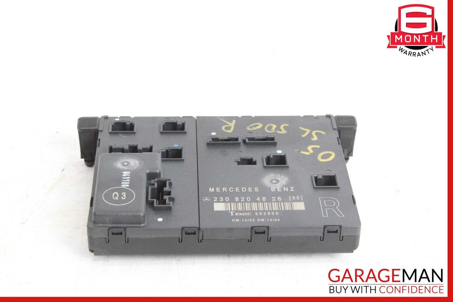 03-12 Mercedes R230 SL550 SL55 SL600 Front Right Side Door Control Module OEM