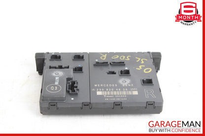 03-12 Mercedes R230 SL550 SL55 SL600 Front Right Side Door Control Module OEM
