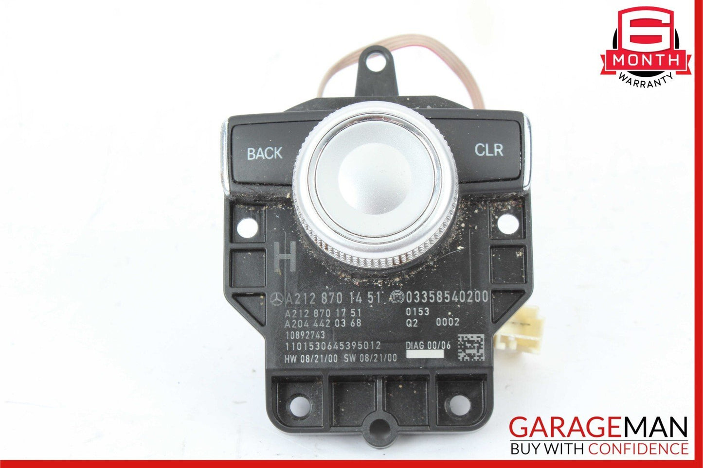 10-13 Mercedes W212 E350 E500 Console Head Unit Controller Knob Multi Switch OEM