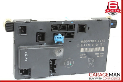 06-11 Mercedes W219 CLS500 Front Right Side Door Computer Controller Module