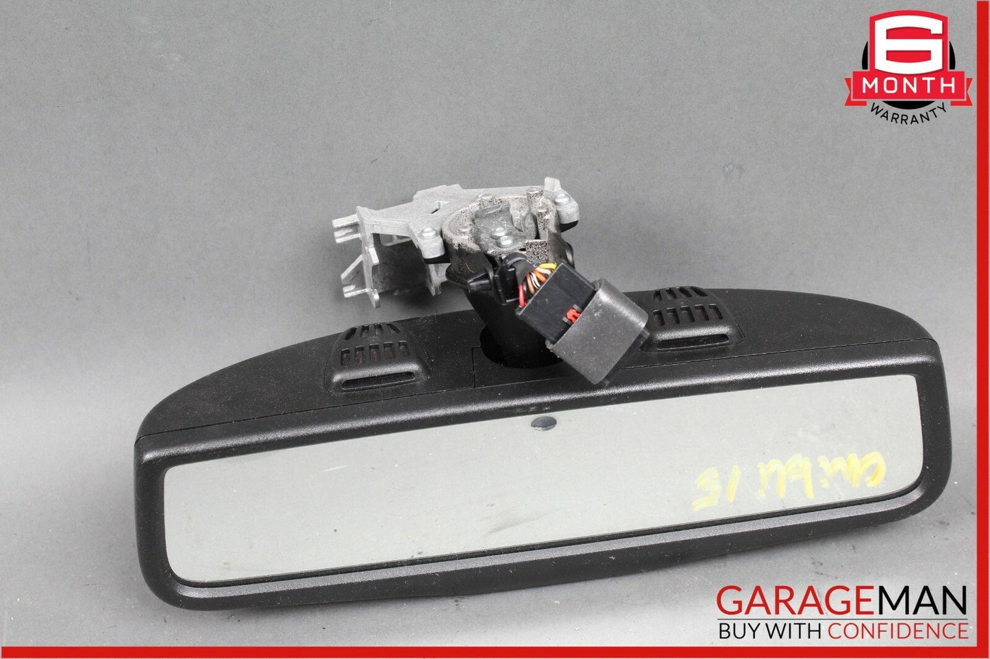 14-17 Maserati Ghibli Interior Top Upper Rear View Mirror Black 68206442 OEM