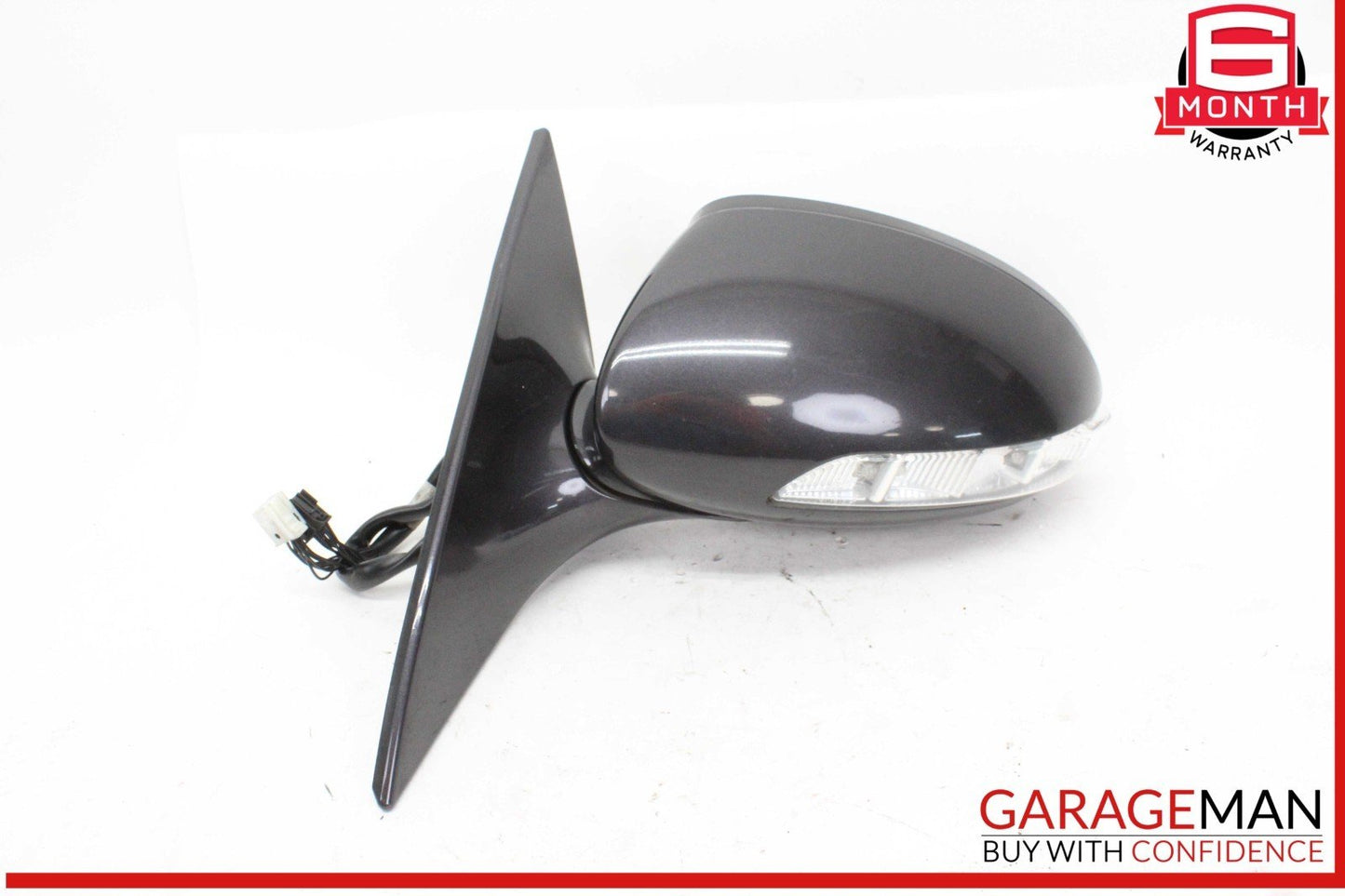 07-09 Mercedes W216 CL550 Front Left Driver Side Door Rear View Mirror Gray OEM