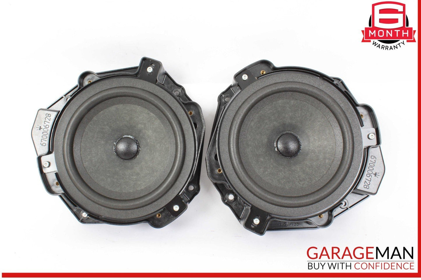 14-17 Maserati Quattroporte S Front or Rear Side Door Audio Sound Speaker Set