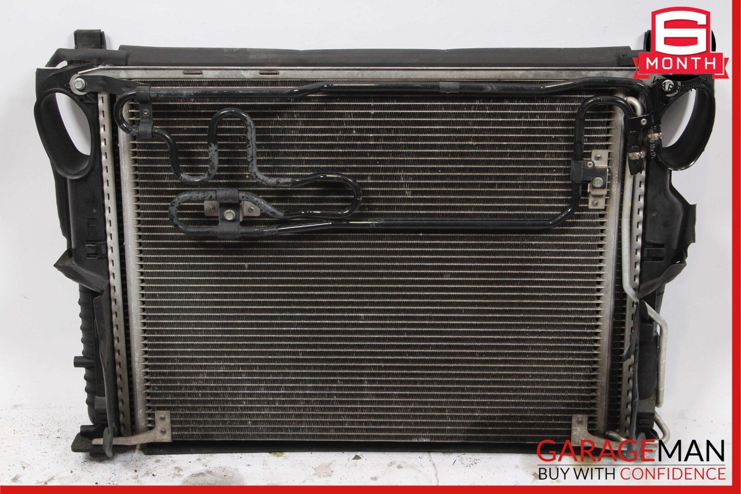 00-06 Mercedes W220 S430 CL500 Engine Cooling Radiator AC A/C Condenser Assembly
