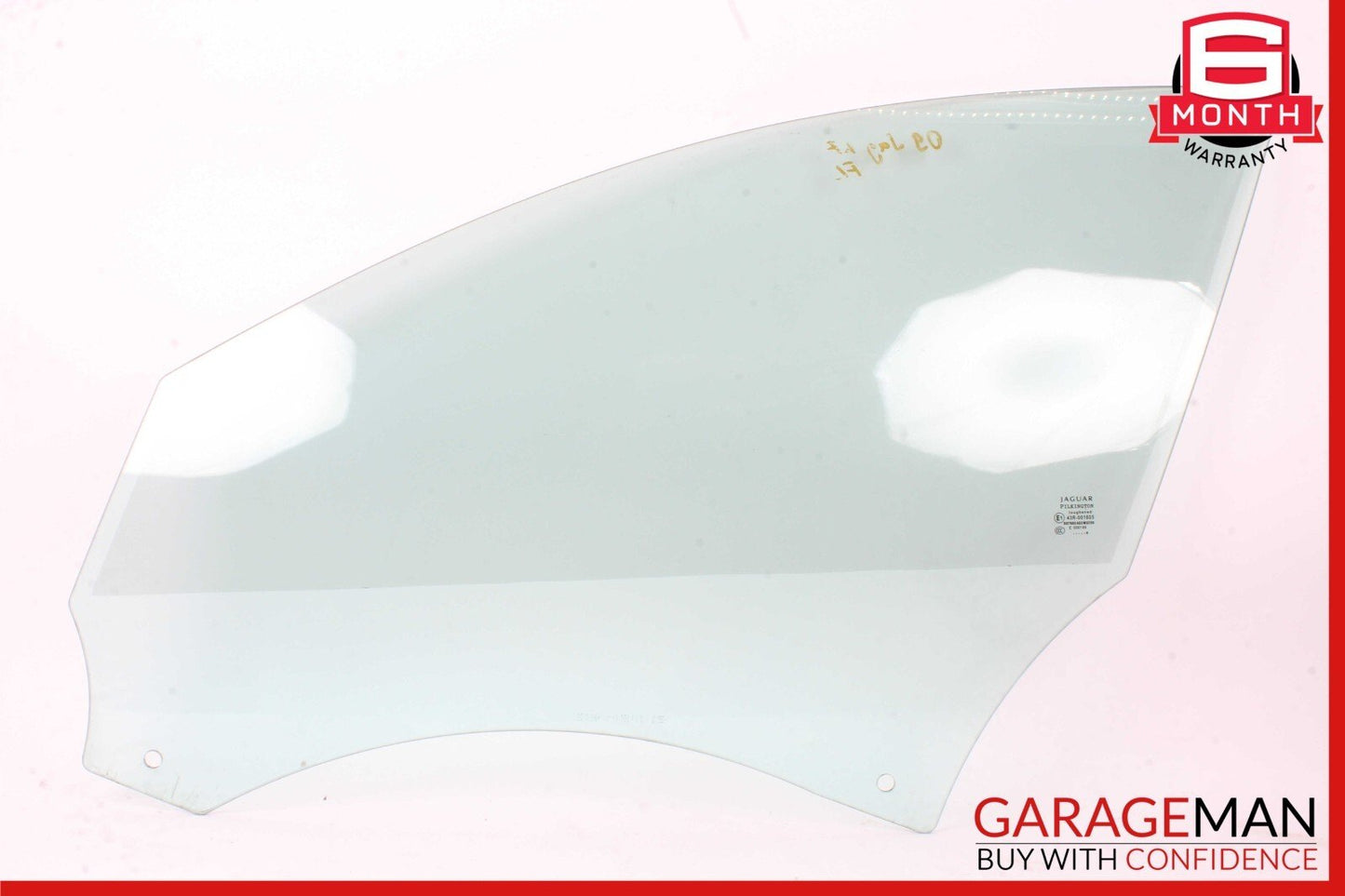 09-15 Jaguar XF Front Left Driver Side Door Window Glass OEM