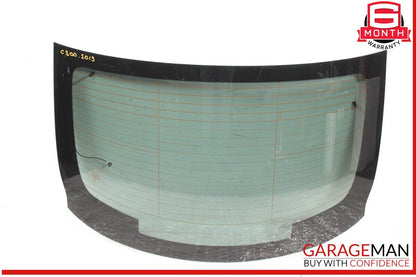 17-23 Mercedes W205 C300 C43 C63 AMG Coupe Rear Back Windshield Window Glass