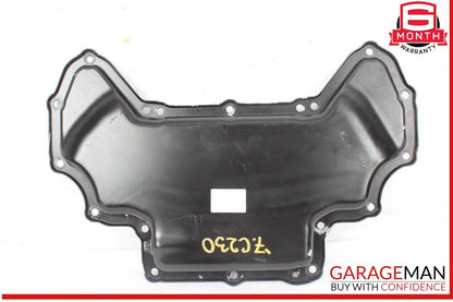 05-11 Mercedes W203 C230 Engine Upper Oil Sump Baffle Pan 2720100128 OEM