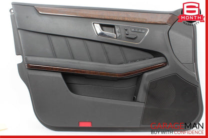 10-13 Mercedes W212 E350 E400 Front Left Side Interior Door Trim Panel Assembly