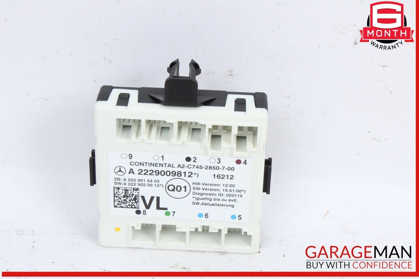 15-18 Mercedes W205 C300 4MATIC Front Left Side Door Control Module Unit OEM