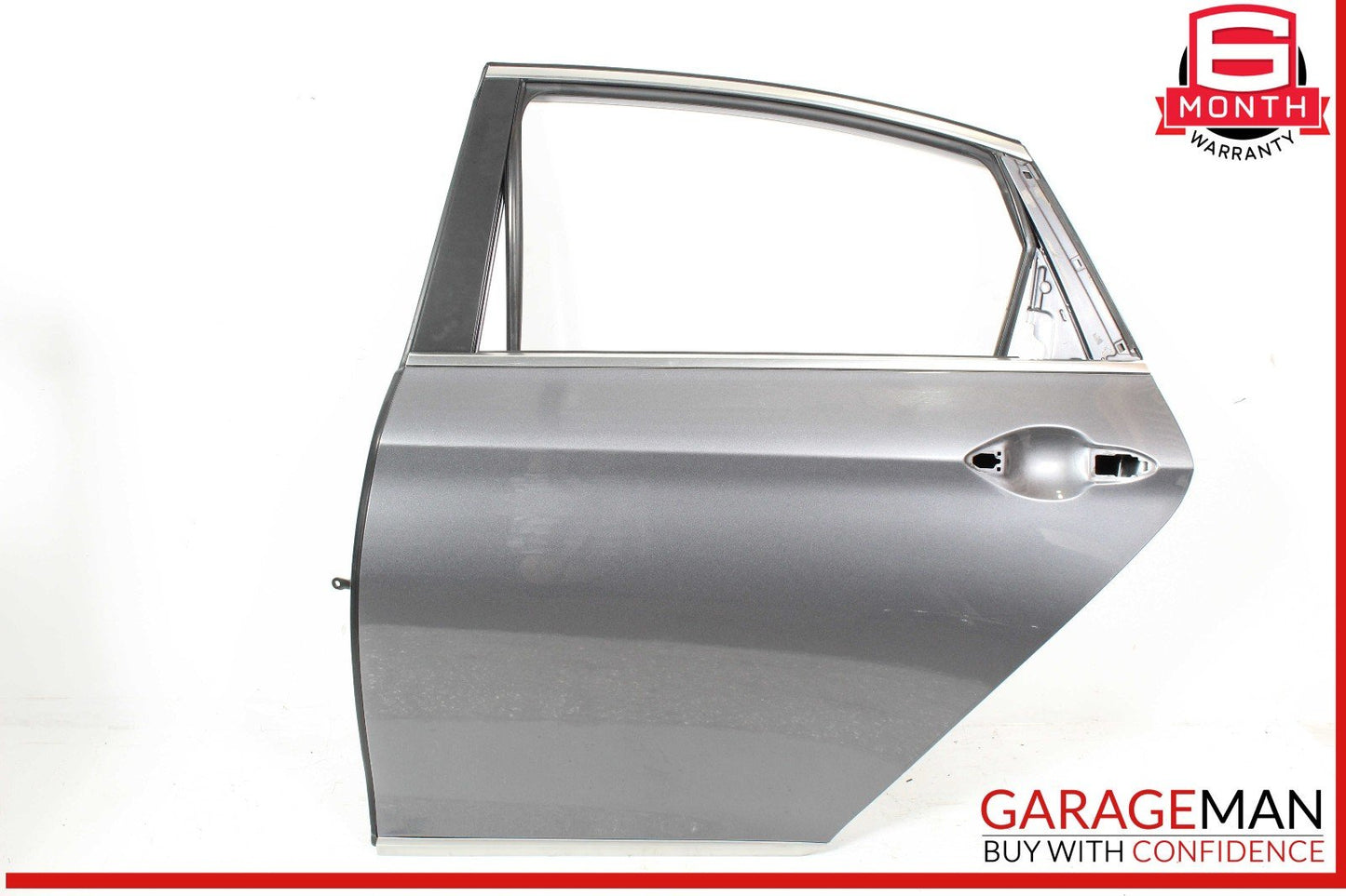 15-20 Genesis G80 Rear Left Driver Side Exterior Door Shell Frame Panel OEM