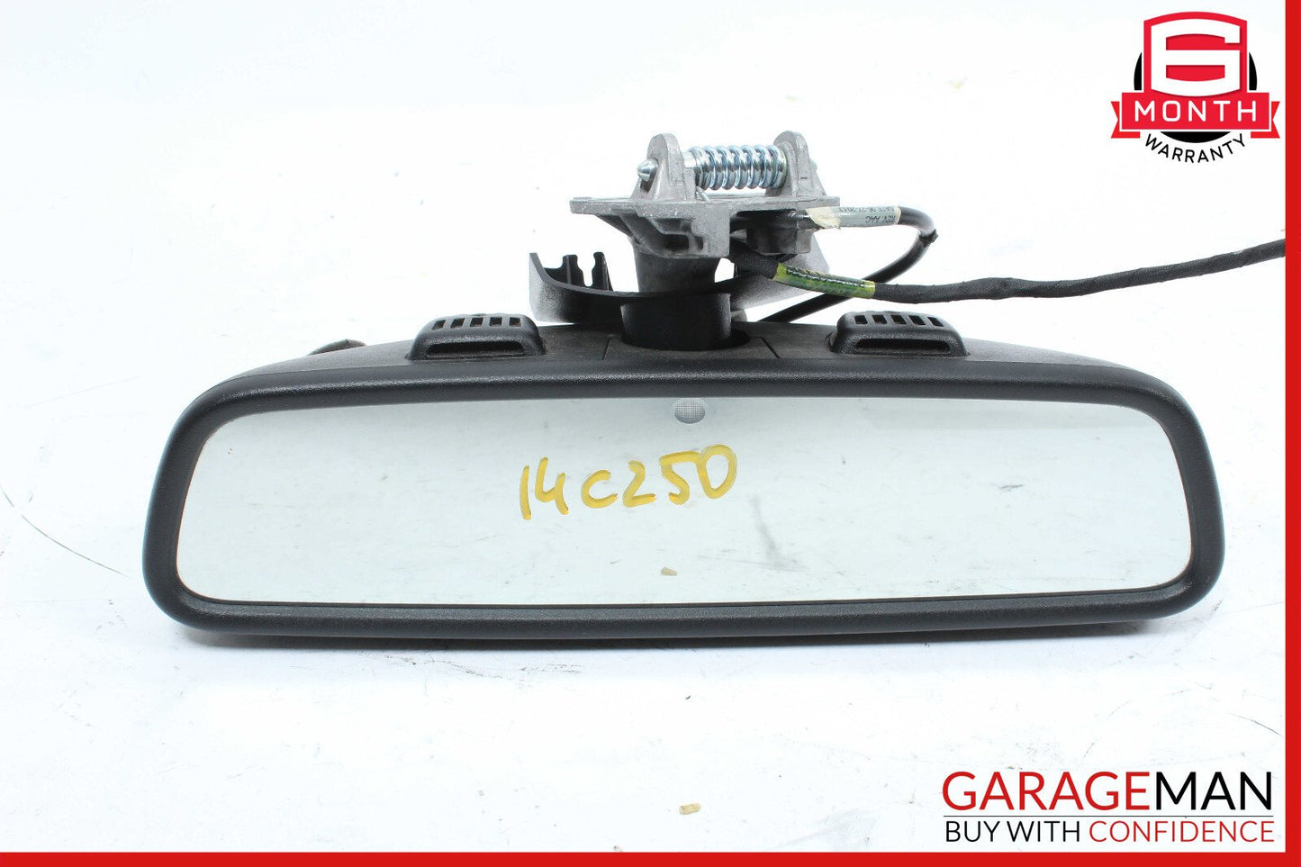 10-16 Mercedes W204 C250 E350 Interior Rear View Mirror Black OEM