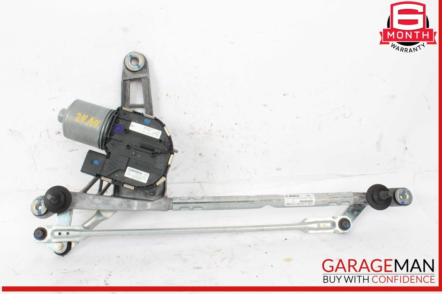 17-24 Audi A4 Windshield Wiper Linkage w/ Motor 8W1955023C OEM