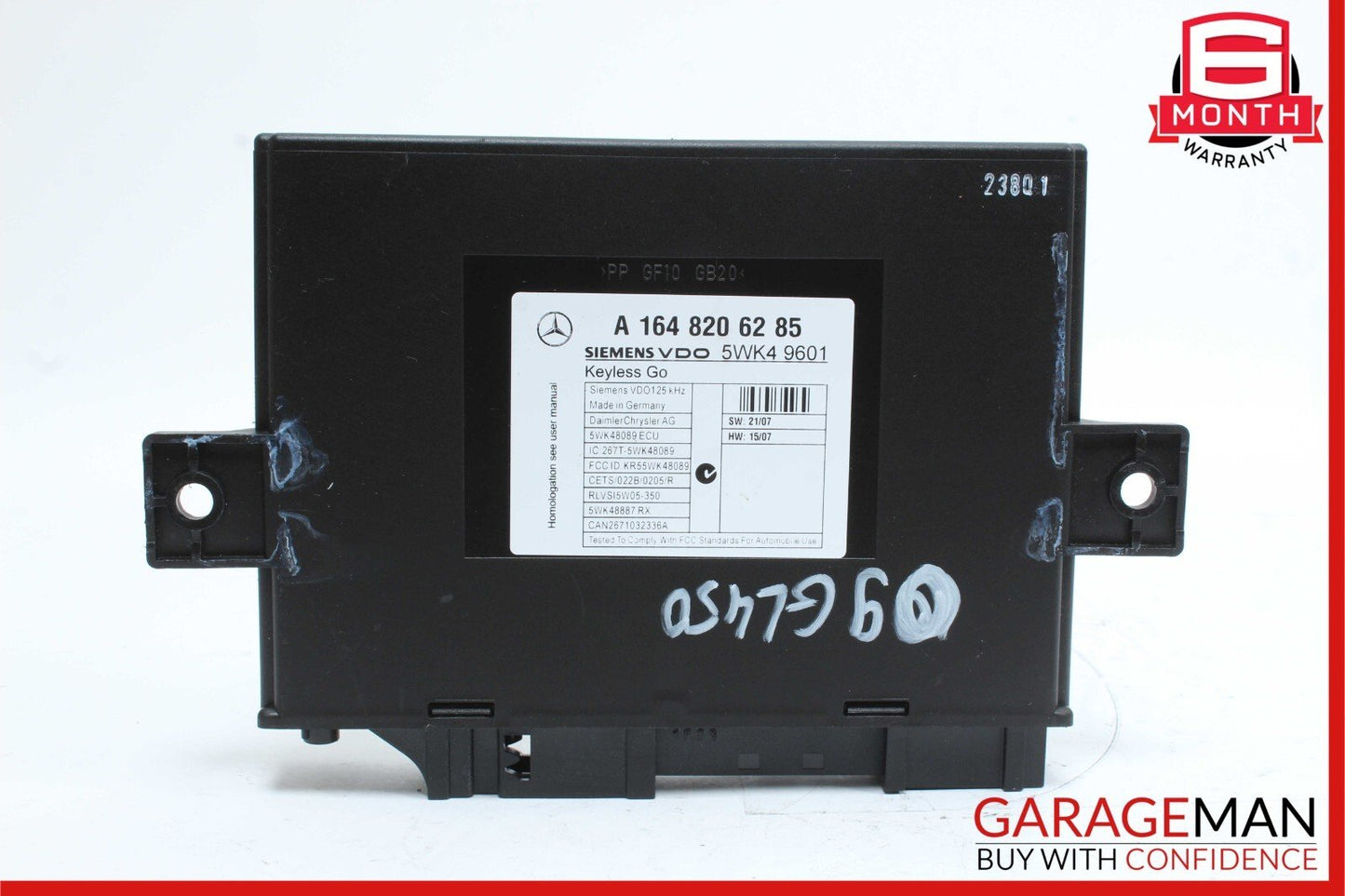 06-12 Mercedes X164 GL450 ML350 ML63 AMG Keyless Go Controller Module Unit