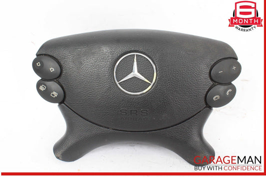 03-12 Mercedes W219 CLS500 E350 SL500 Steering Wheel Airbag Air Bag Black OEM