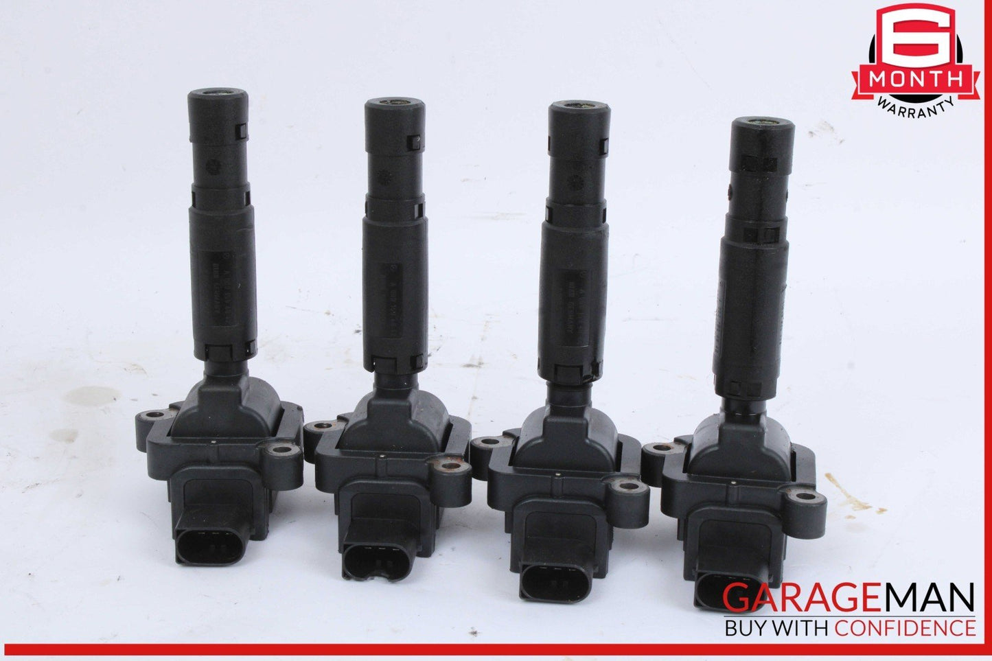 12-15 Mercedes W204 C250 CGI Engine Ignition Coil Spark Plug Set of 4 OEM
