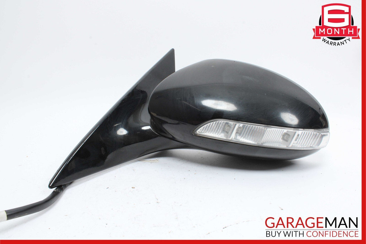 07-09 Mercedes W216 CL550 CL63 AMG Front Left Side Mirror Door Rear View Black