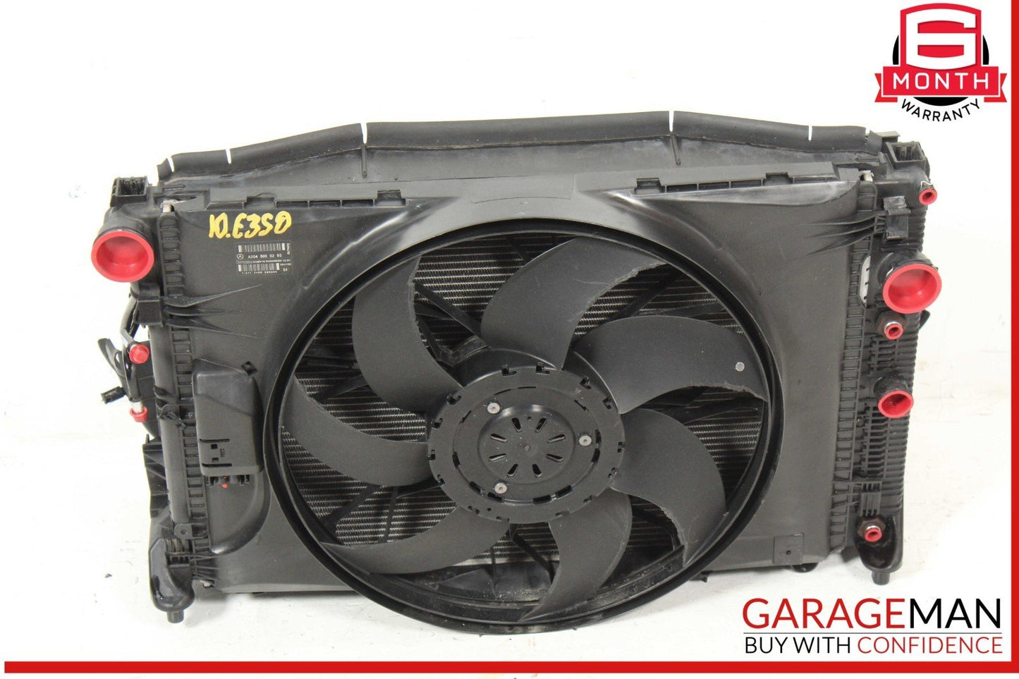 08-17 Mercedes W212 E350 C300 Engine Cooling Radiator A/C Air Condenser Assy OEM