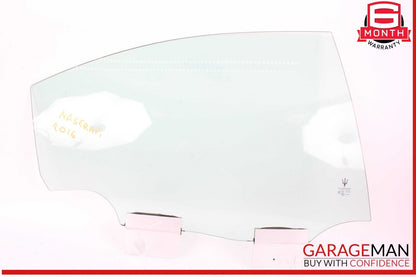 14-22 Maserati Ghibli M157 Rear Right Passenger Side Door Window Glass OEM