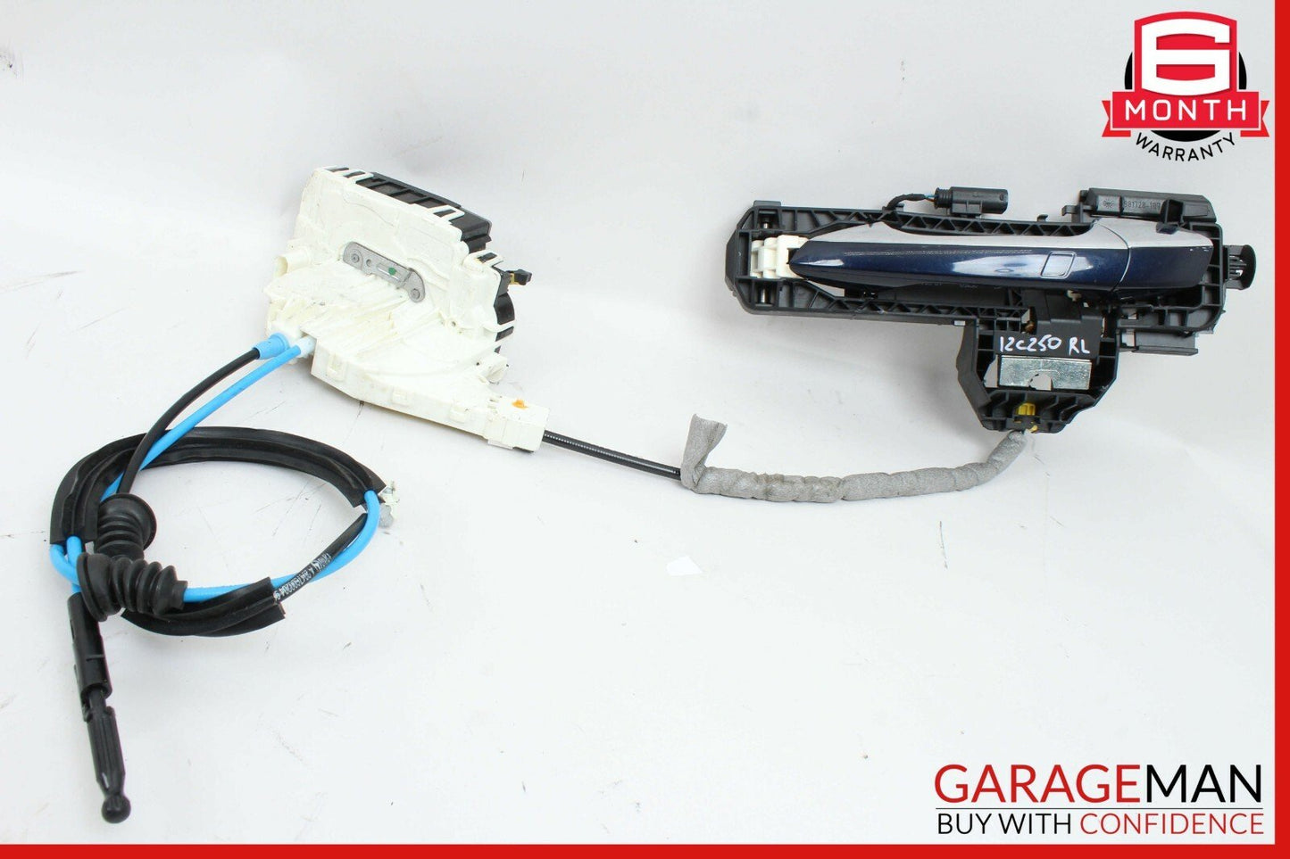 12-14 Mercedes W204 C250 Keyless Go Rear Left Exterior Door Handle w/ Actuator