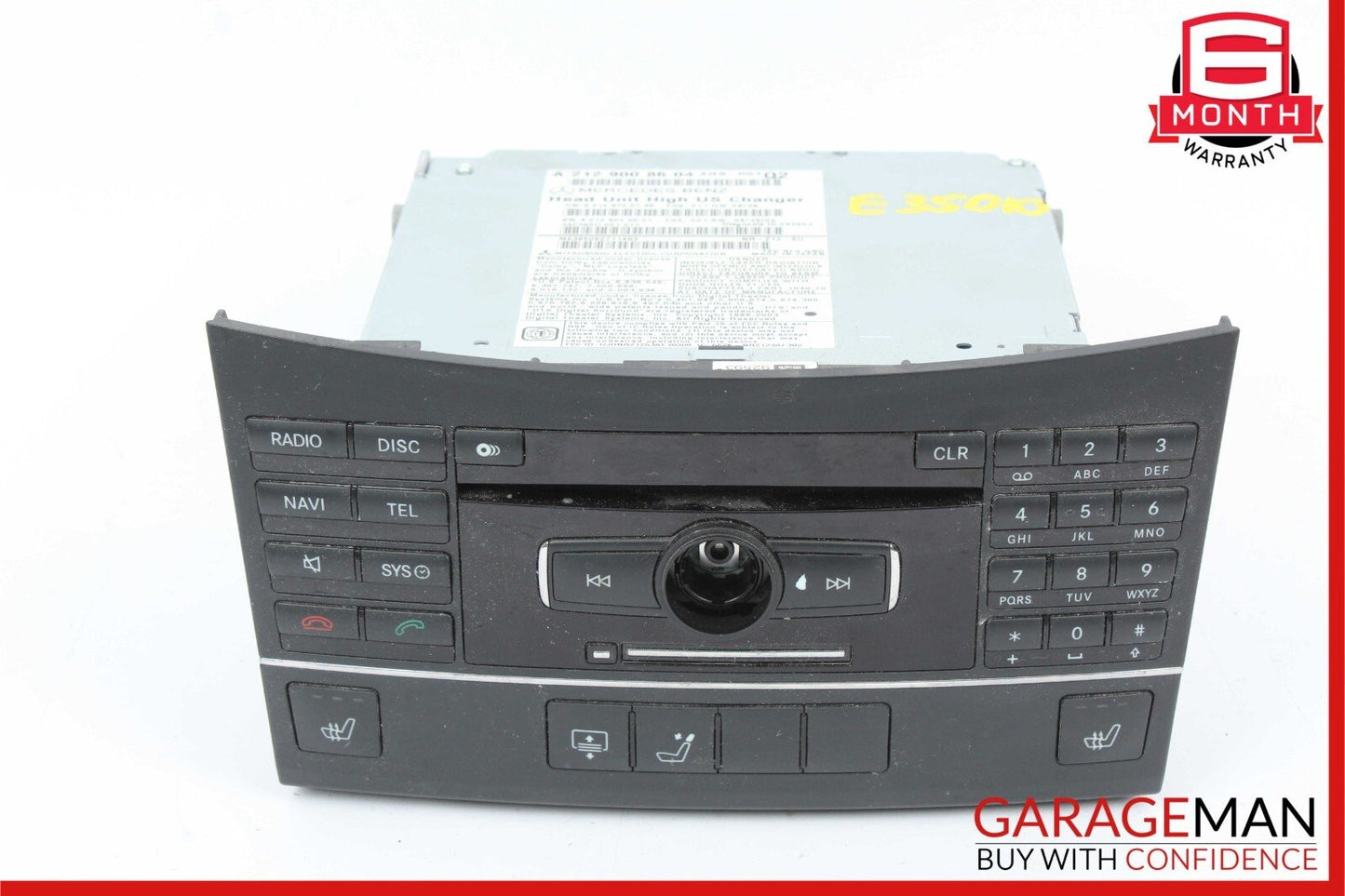 10-11 Mercedes W212 E350 E550 Radio Comand Comand Head Unit CD Changer Player