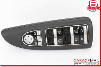 09-13 Mercedes W221 S550 S600 Front Left Side Window Control Switch Black OEM