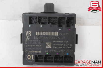 12-20 Mercedes X166 GL450 GLE350 ML400 Front Right Side Door Control Module OEM