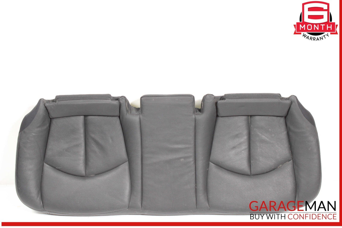 03-06 Mercedes W211 E320 E500 E55 AMG Rear Seat Lower Cushion Leather Black OEM