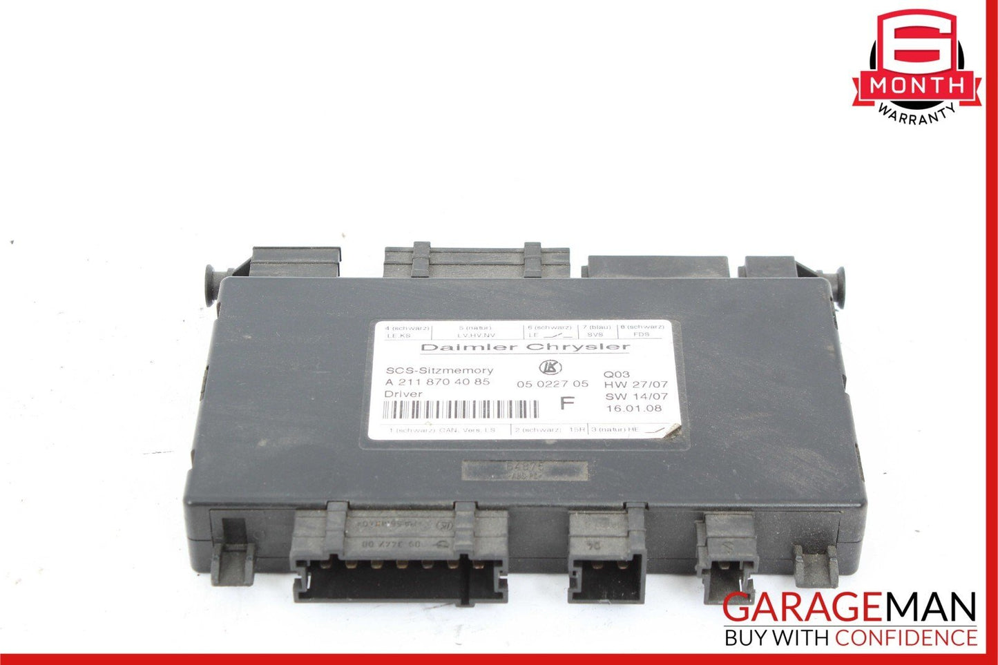03-13 Mercedes W211 E350 E320 GL550 Front Left Seat Control Module Unit OEM