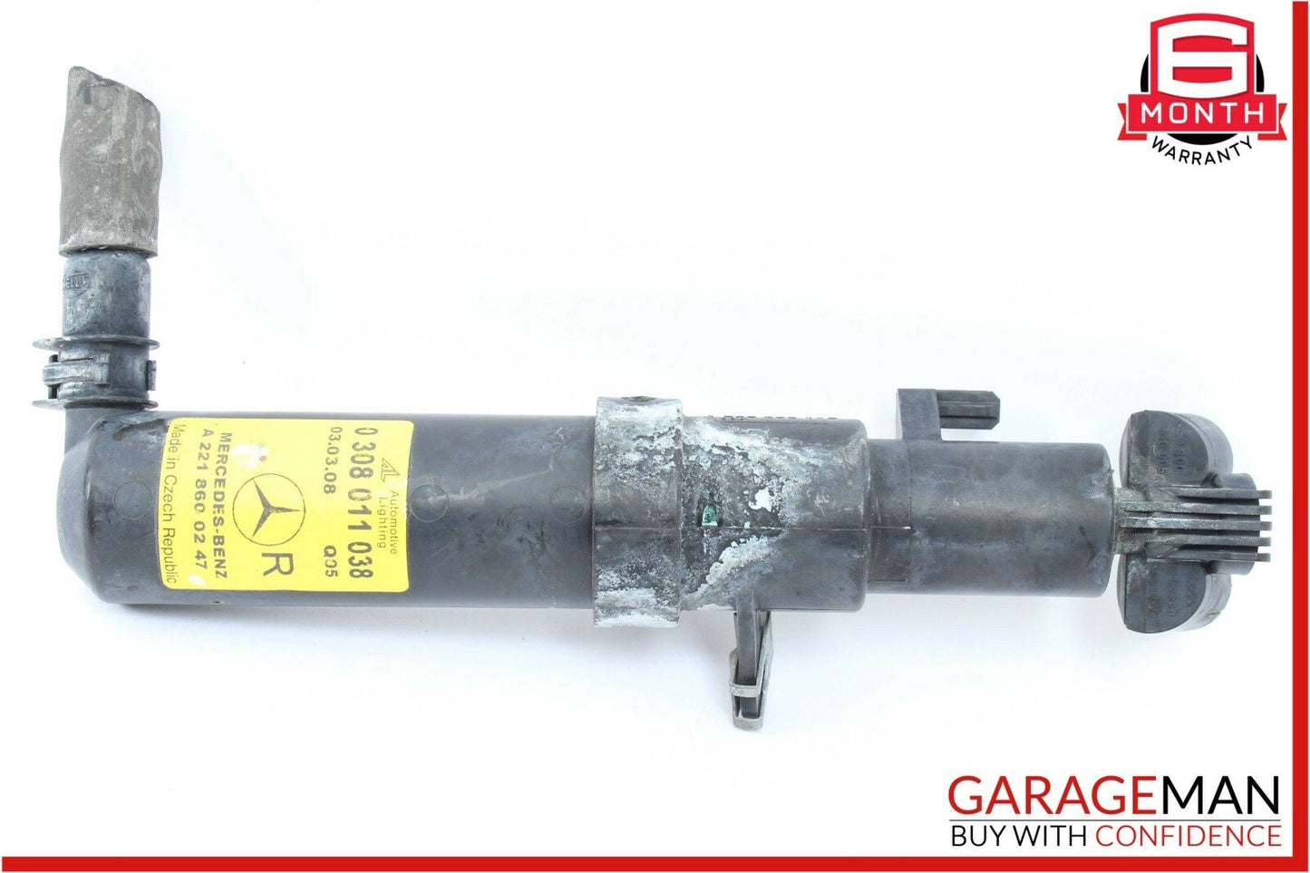 07-13 Mercedes W221 S550 S400 Headlight Washer Nozzle Pump Right Passenger Side