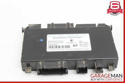 03-11 Mercedes W211 E350 GL450 CLS500 Front Right Side Seat Control Module OEM