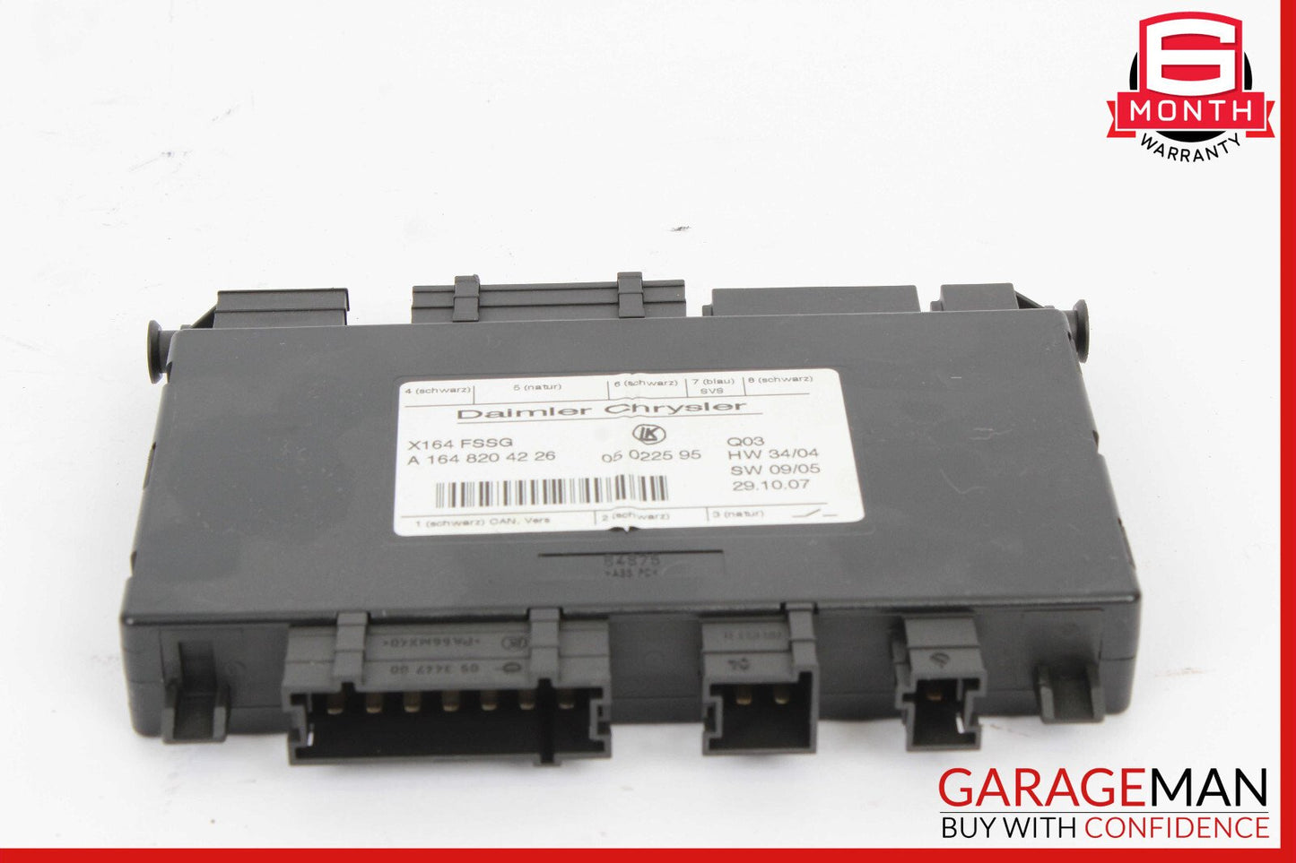 07-09 Mercedes X164 GL450 GL550 Third Row Seat Power Folding Control Module OEM
