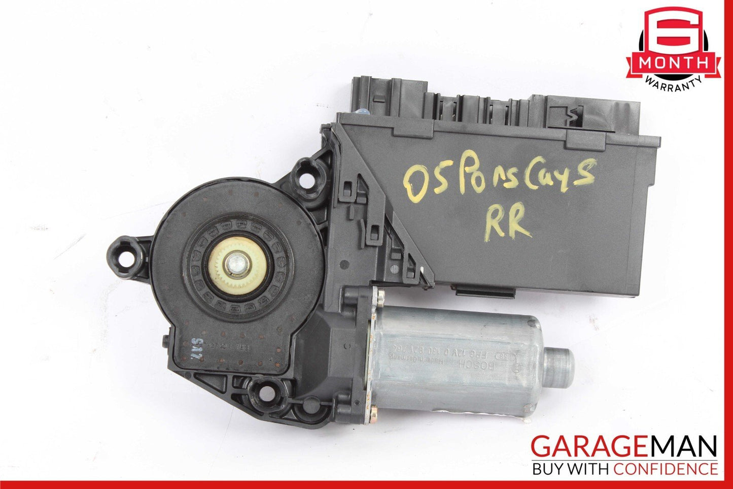 03-10 Porsche Cayenne S 955 957 Rear Right Side Door Window Regulator Motor OEM
