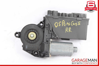 03-10 Porsche Cayenne S 955 957 Rear Right Side Door Window Regulator Motor OEM