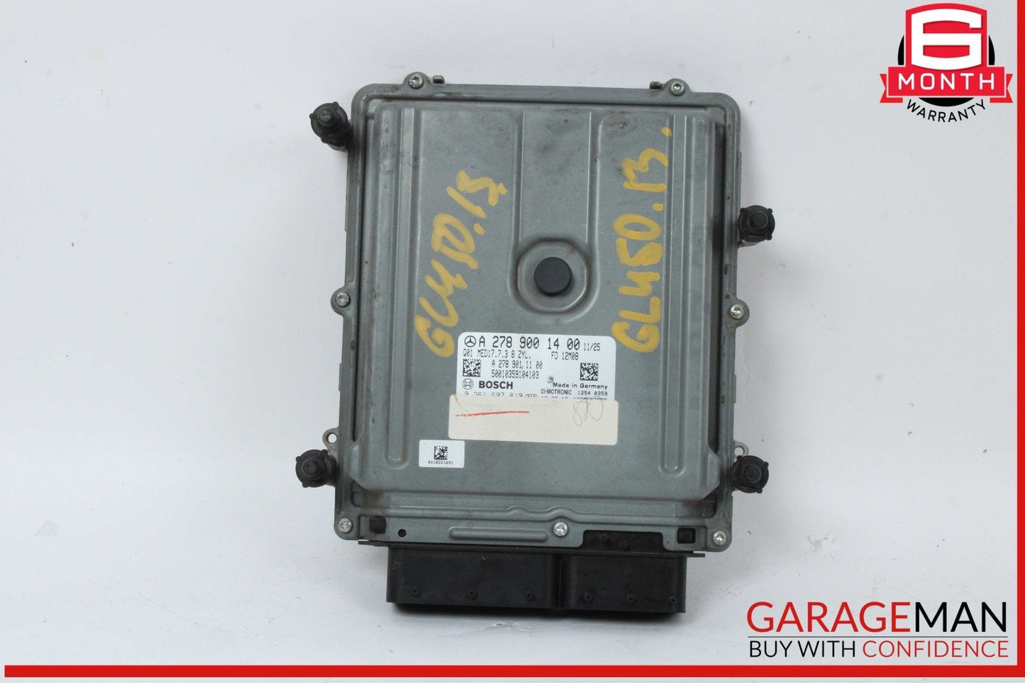 12-16 Mercedes X166 GL450 GL550 ECU ECM Engine Computer Control Module Unit OEM