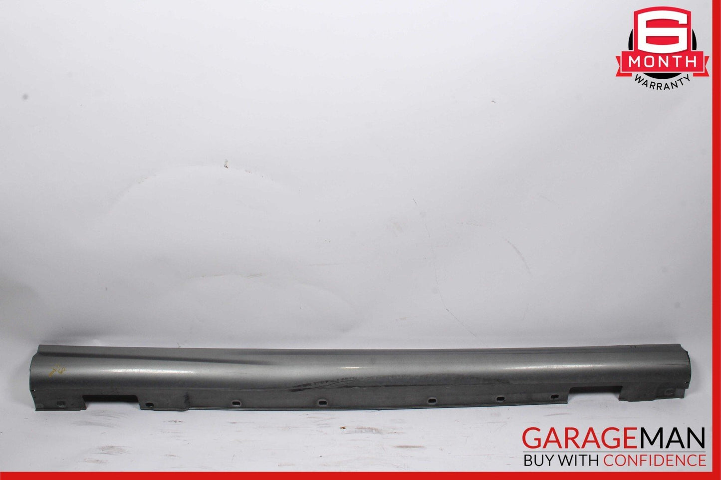 08-14 Mercedes W204 C250 AMG Sport Sedan Right Side Rocker Skirt Panel Silver