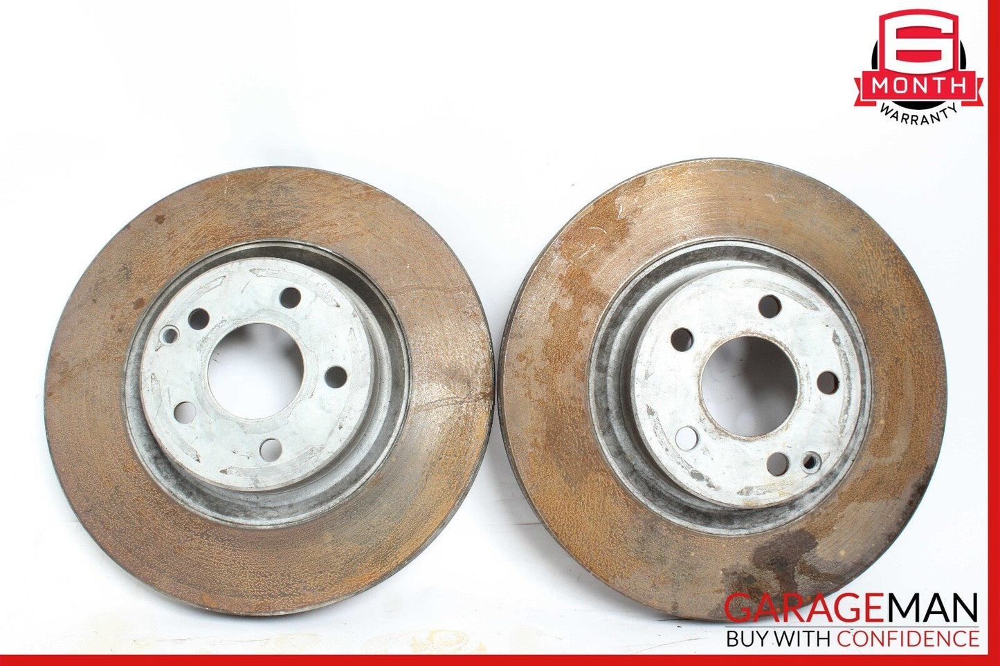 09-15 Mercedes X204 GLK350 Rear Right & Left Side Brake Rotor Disc Set OEM