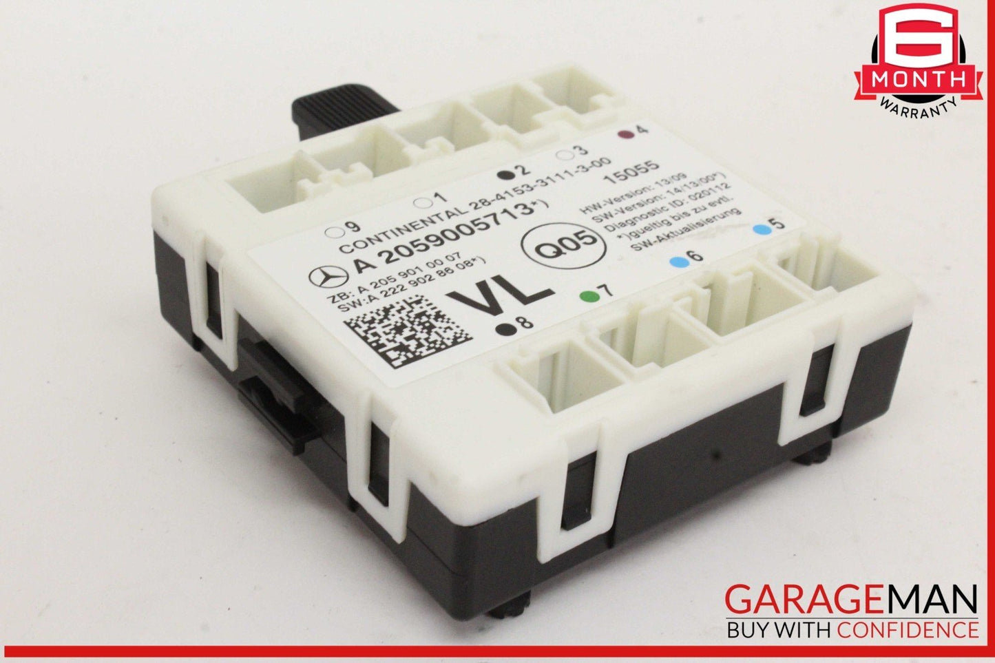 15-18 Mercedes W205 C300 Front Left Driver Side Door Control Module Unit OEM