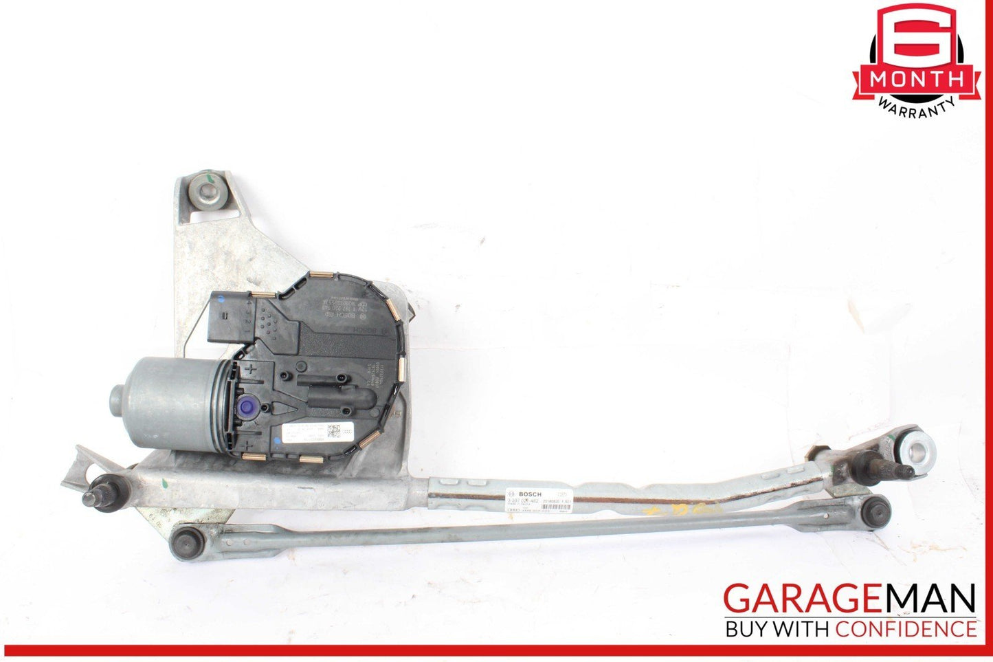18-24 Audi Q7 Front Windshield Wiper Motor w/ Linkage Bosch 4M8955023 OEM