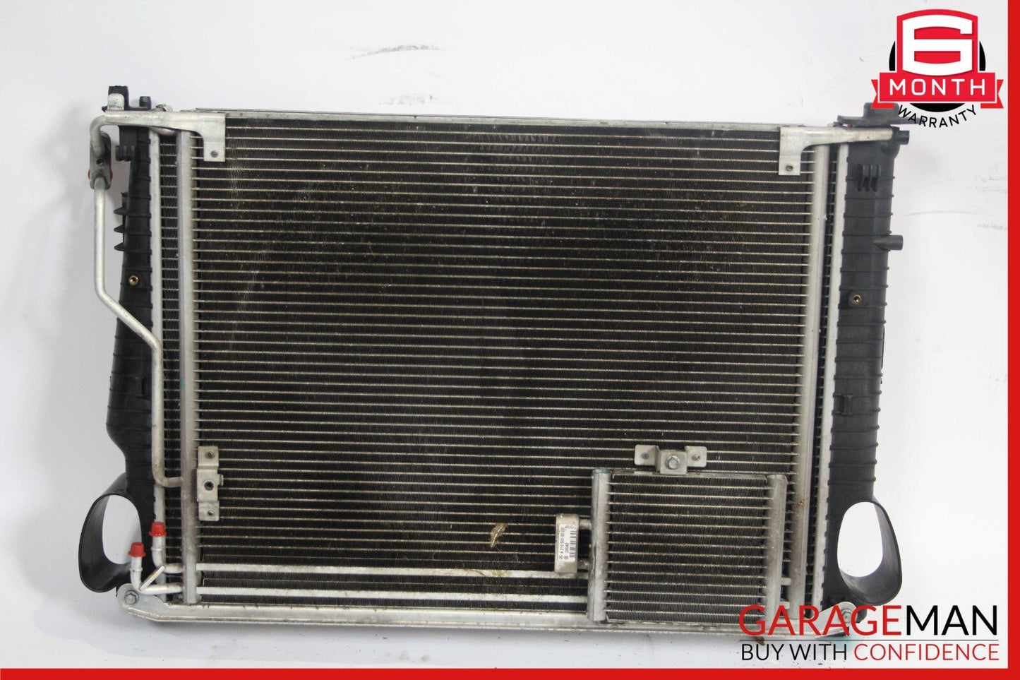 03-08 Mercedes R230 SL500 Engine Motor Radiator AC A/C Condenser Oil Cooler Assy