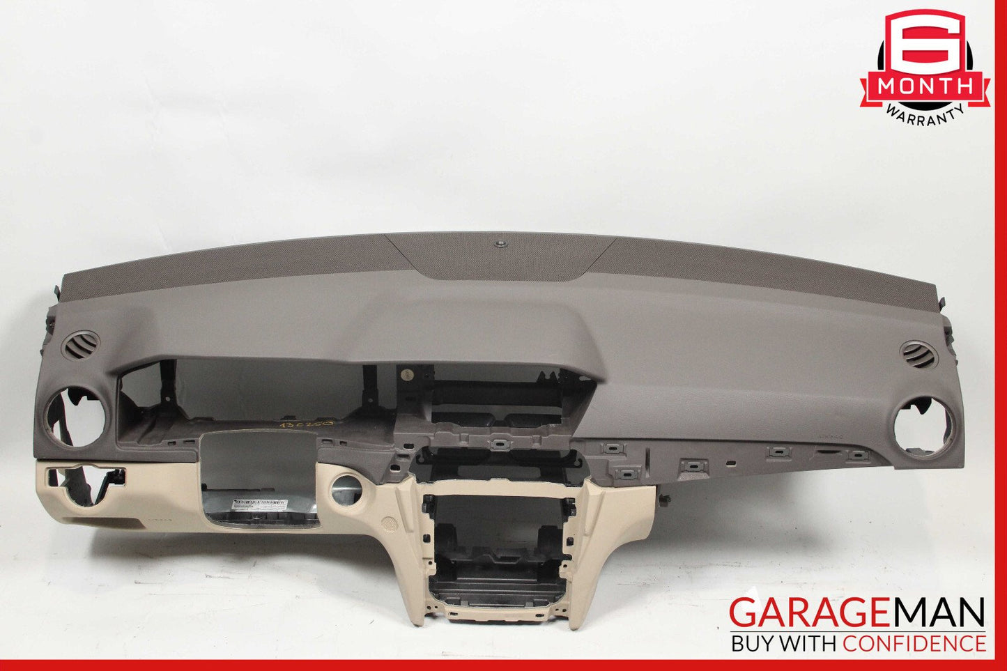 12-14 Mercedes W204 C250 Dash Dashboard Instrument Panel Assembly Grey OEM